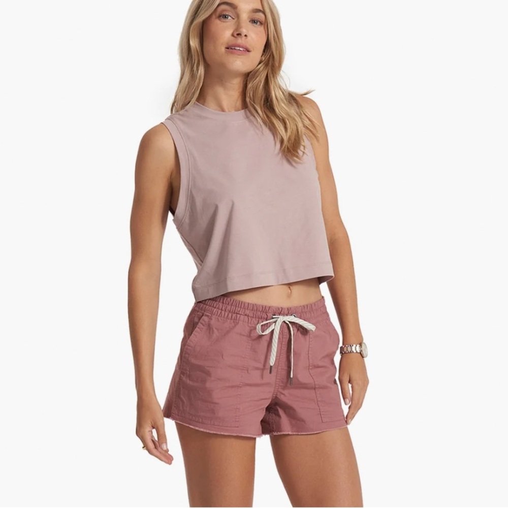 Vuori Mauve Pink Drawstring Women’s Shorts